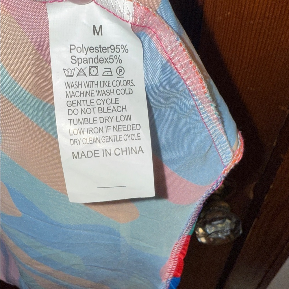 Colorful Womens Button Down Collared Long Shirt Mini Dress - Picture 2 of 11